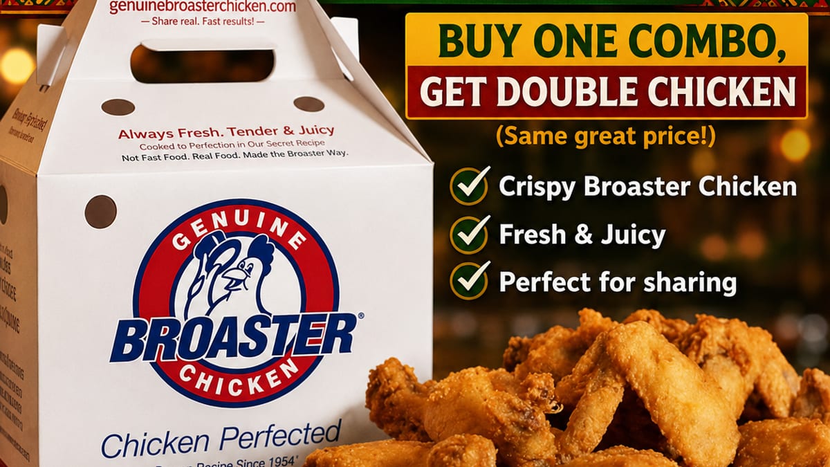 Buy one combo, get double
