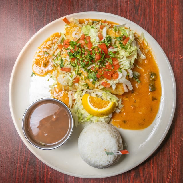 Enchiladas Vegetarianas.