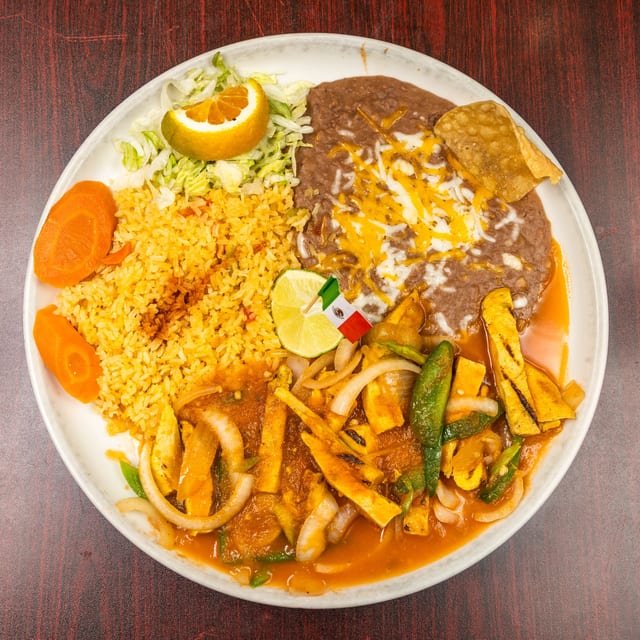 Pollo Ranchero Plato.