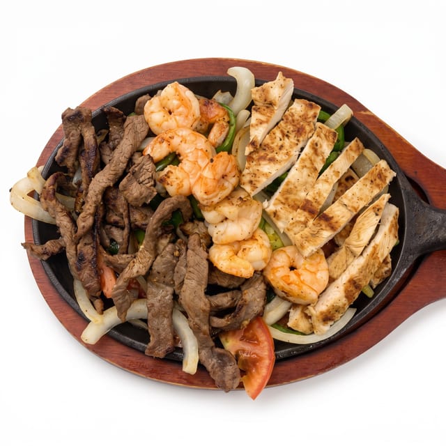 Fajitas Trio.