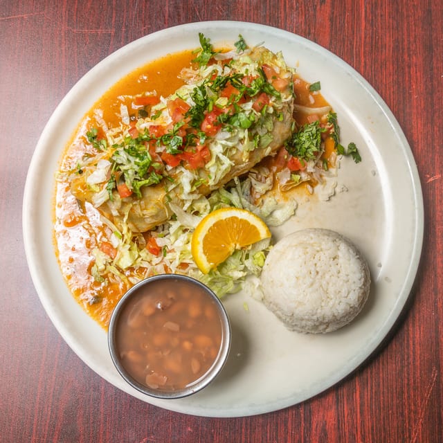 Roberto's Veggie Burrito.