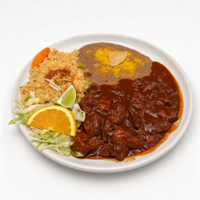 Chile Colorado Plato.