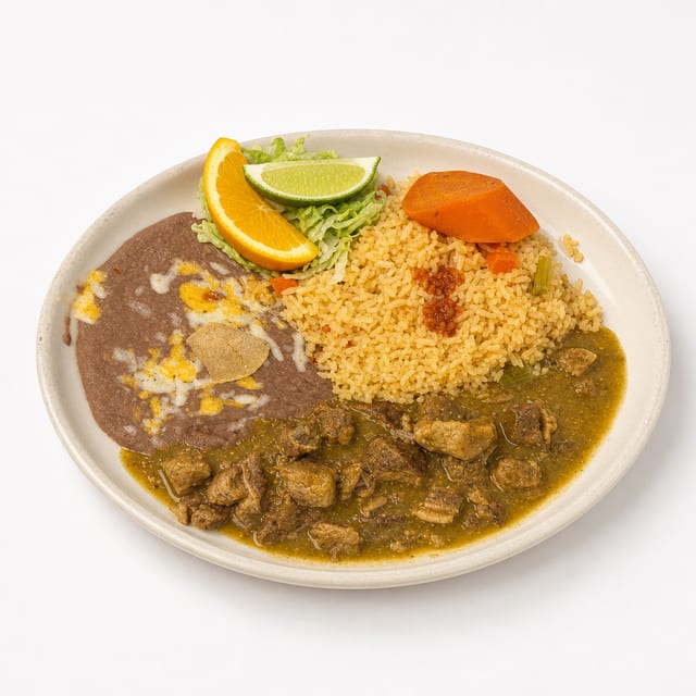 Chile Verde Plato.