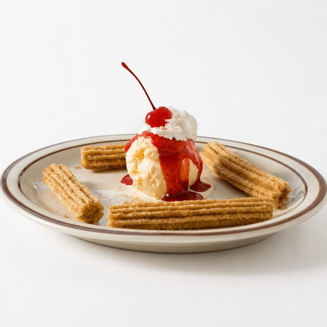 Churros Ice Cream.
