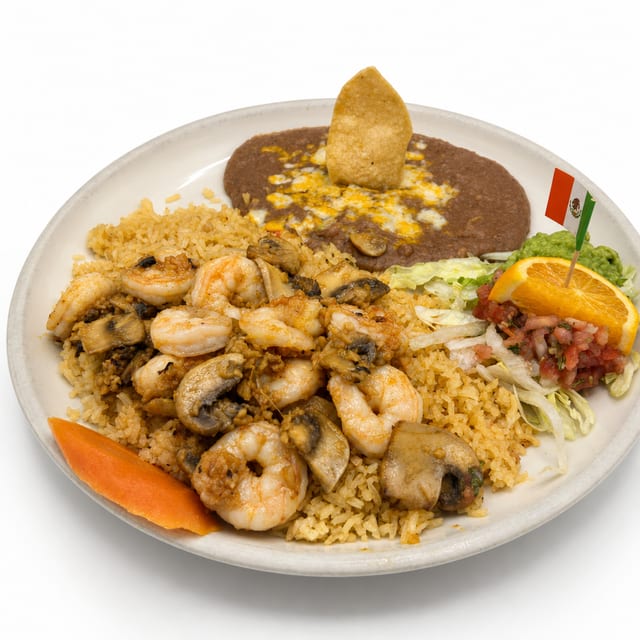 Camarones al Mojo de Ajo.