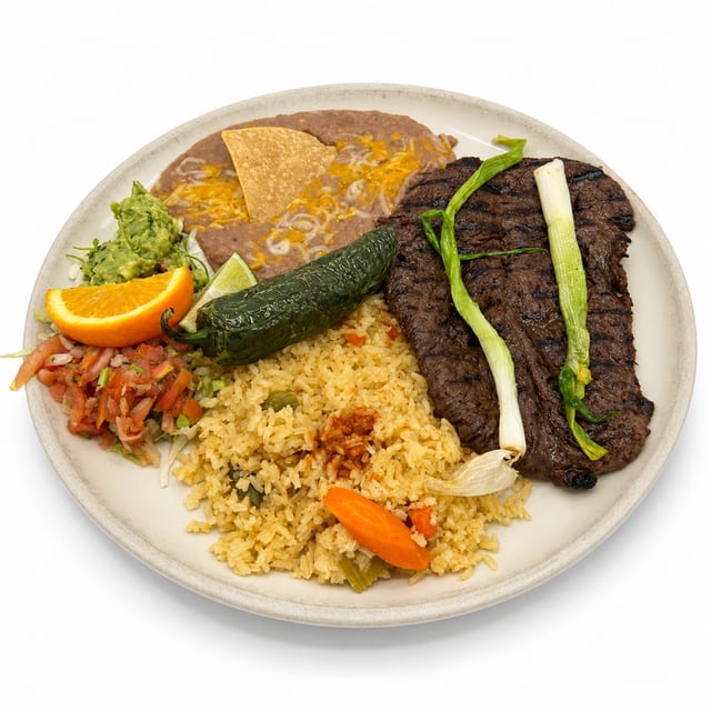 Carne Asada Plato.