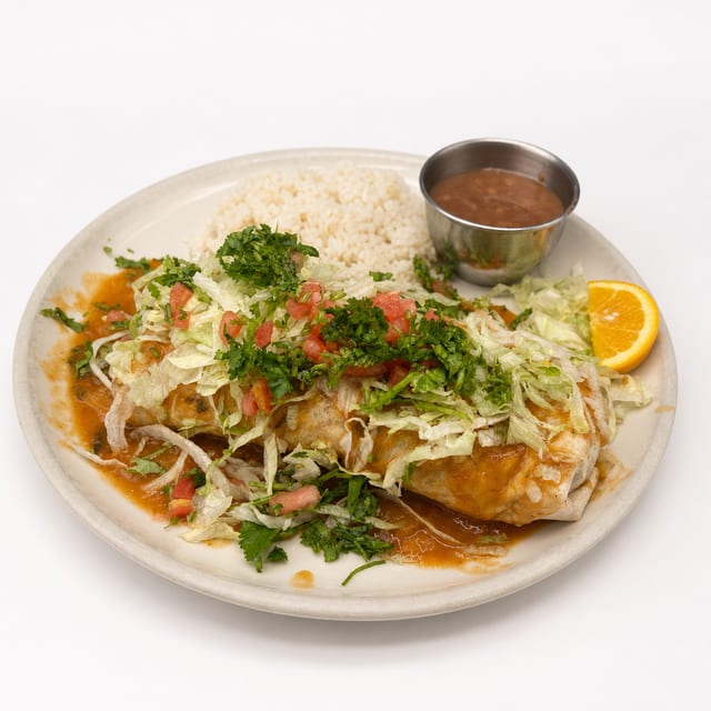Roberto's Veggie Burrito.